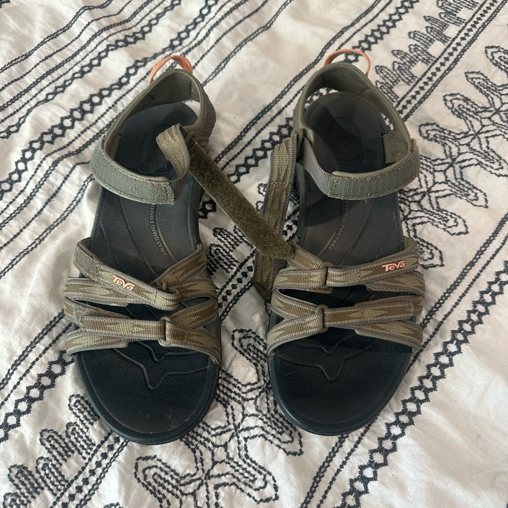 Teva Women's Khaki Strap Sandals